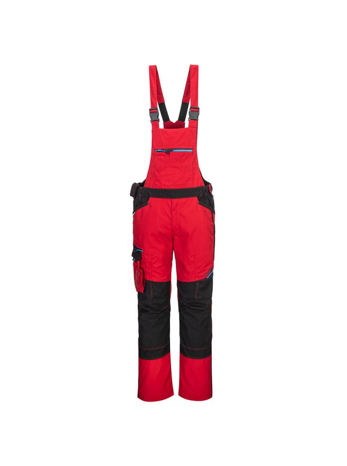 WX3 Bib and Brace, L, R, Deep Red