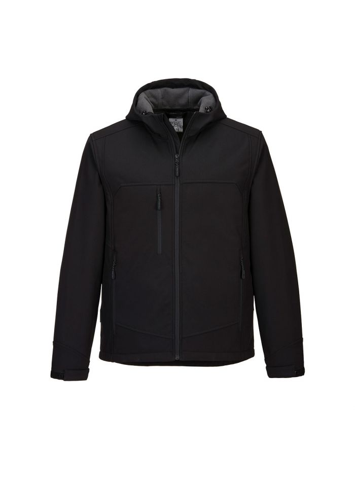 KX3 Hooded Softshell (3L), L, R, Black
