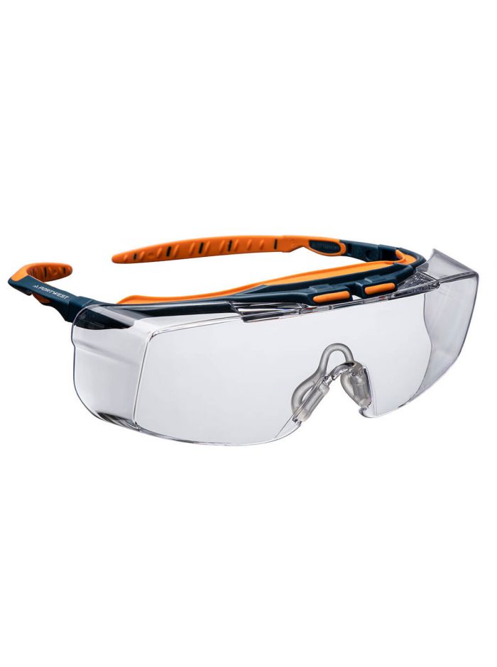 Peak OTG Safety Glasses, , R, Clear