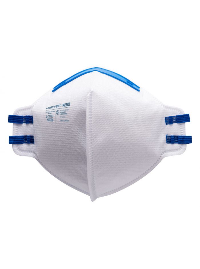 FFP2 Fold Flat Respirator (Pk20), , R, White