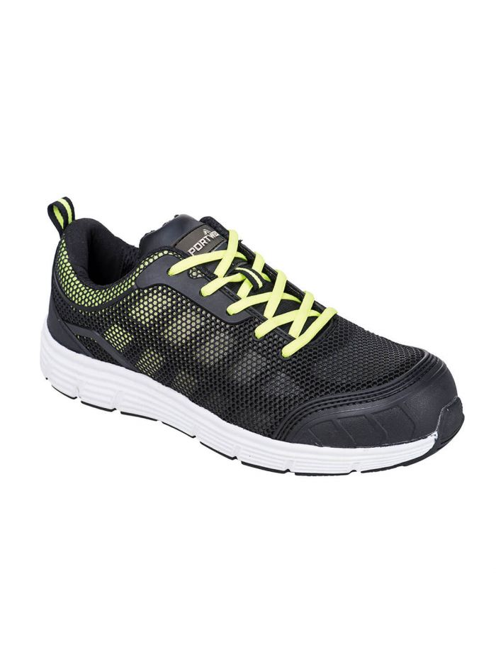 Steelite Tove Trainer S1P, 36, N, Black/Green