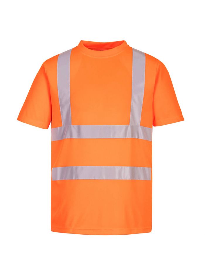 Eco Hi-Vis T-Shirt S/S (6 Pack) , 4XL, R, Orange