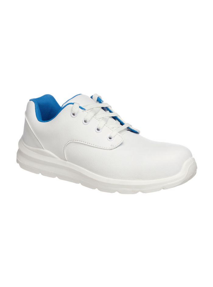 Portwest Compositelite Laced Safety Shoe, 42, R, White