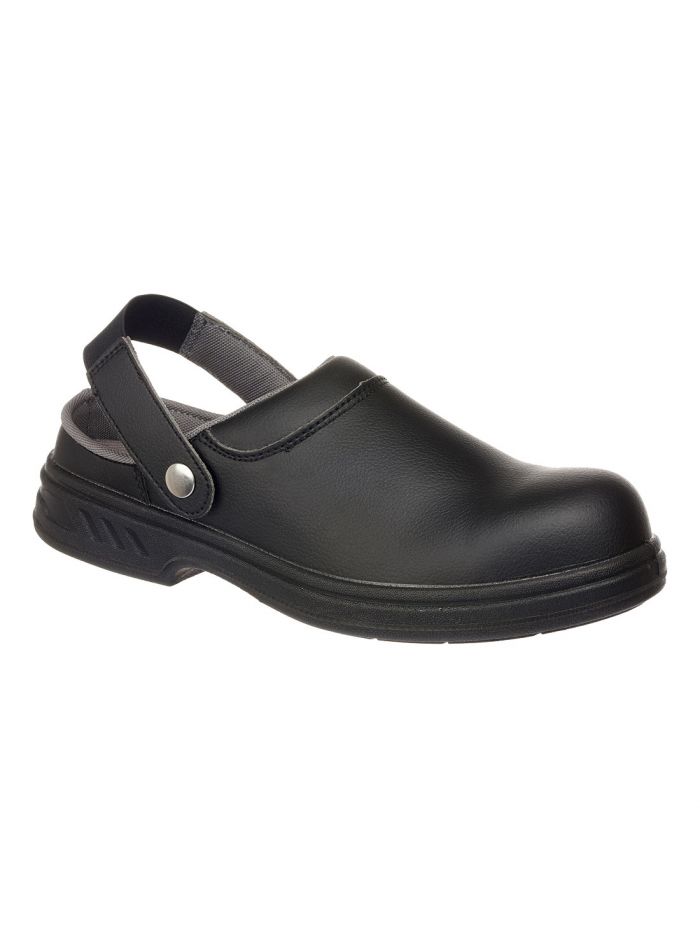 Steelite Safety Clog SB , 34, R, Black