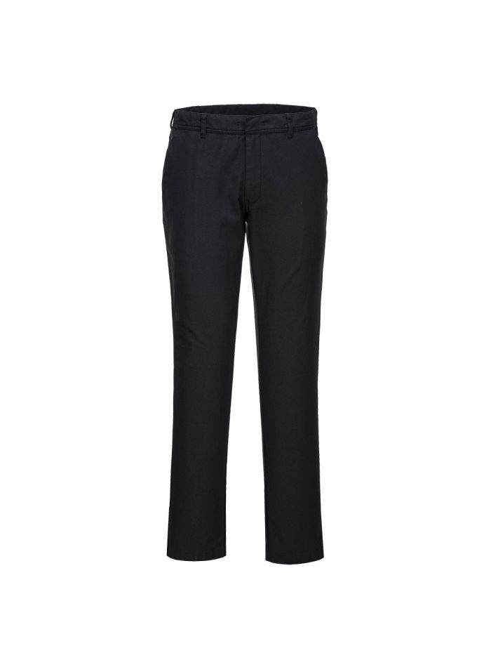 Stretch Slim Chino Trousers, 28, R, Black