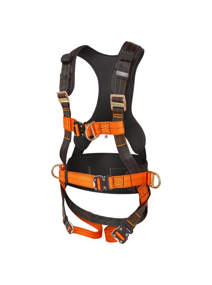 Portwest Ultra 3 Point Harness, S/M/L, R, Black/Orange