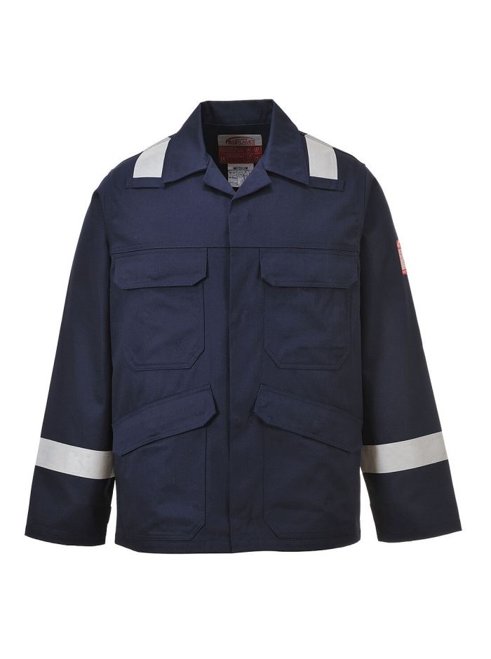 Bizflame Work Jacket, 4XL, R, Navy