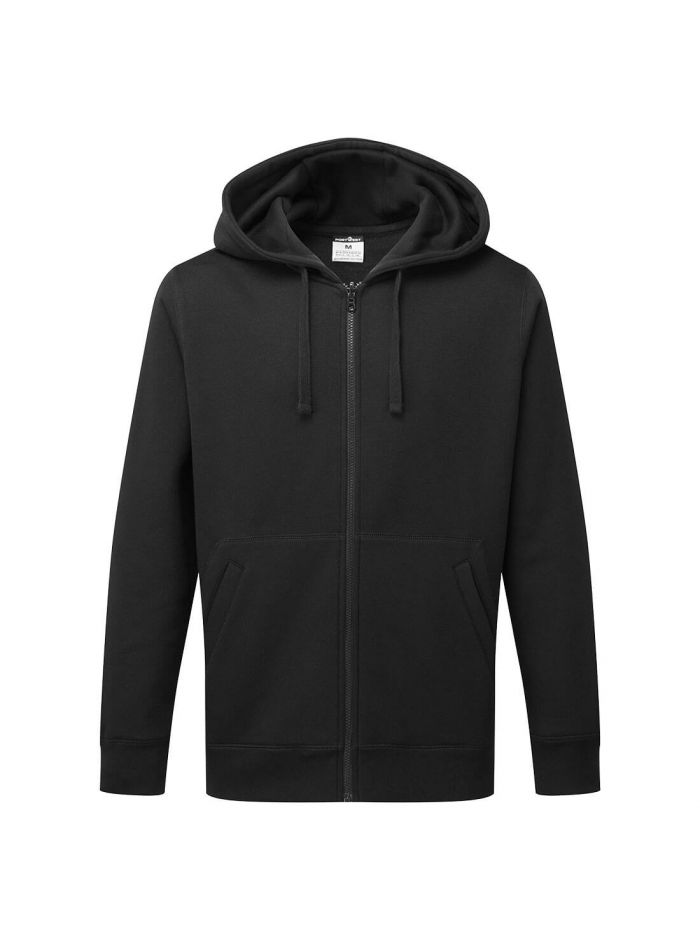 Zip Through Hoodie, L, R, Black