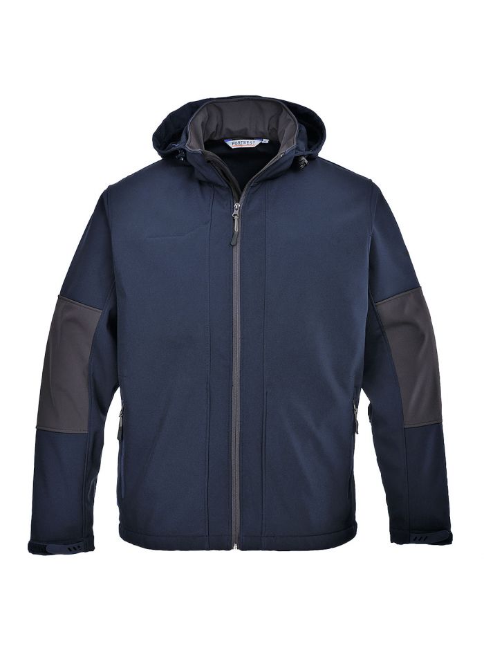Softshell with Hood (3L), L, R, Navy