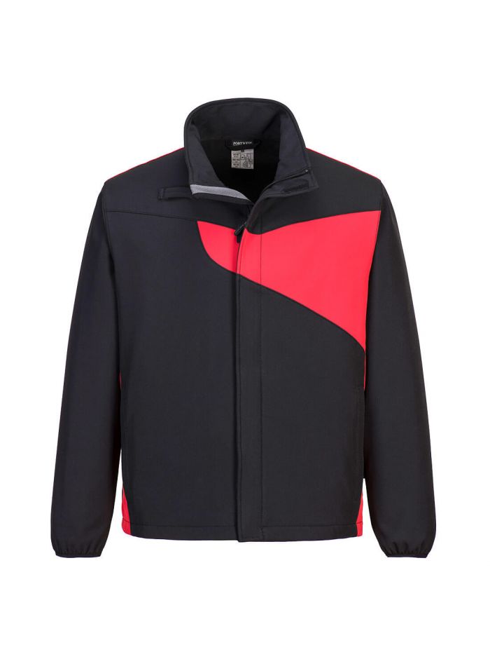 PW2 Softshell (2L), L, R, Black/Red