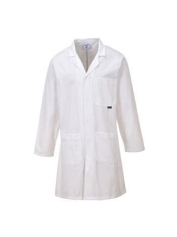 Standard Cotton Coat, L, R, White