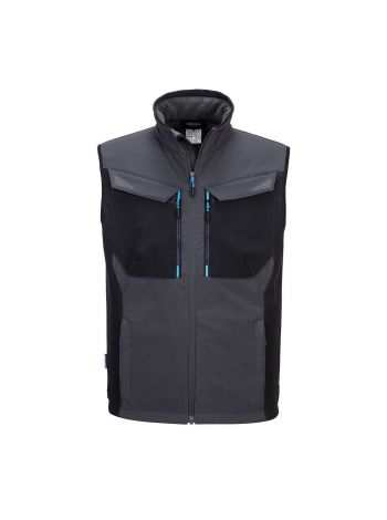 WX3 Softshell Gilet (3L), L, R, Metal Grey