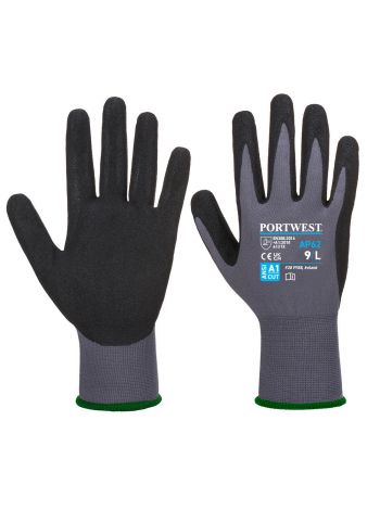 Dermiflex Aqua Glove, L, R, Grey/Black