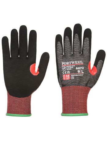 CS Cut F13 Nitrile Glove, L, R, Black