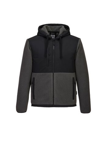 KX3 Borg Fleece, L, Y, Black/Grey