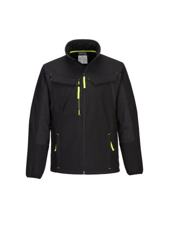 WX3 Eco Hybrid Softshell Jacket (2L), L, R, Black