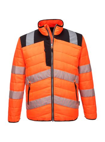 PW3 Hi-Vis Baffle Jacket, 4XL, R, Orange/Black