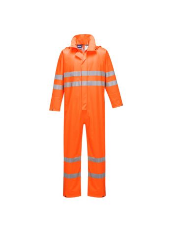 Sealtex Ultra Hi-Vis Rain Coverall, L, R, Orange