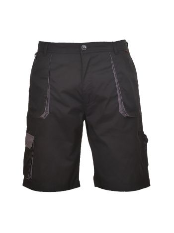Portwest Texo Contrast Shorts, L, R, Black