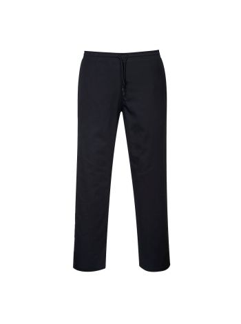 Drawstring Trousers, 4XL, R, Black