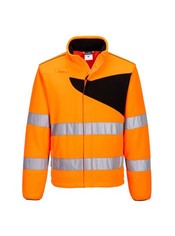 PW2 Hi-Vis Fleece, 4XL, R, Orange/Black