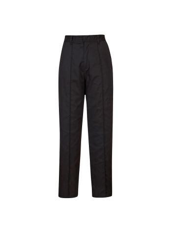 Women's Elasticated Trousers, 4XL, R, Black