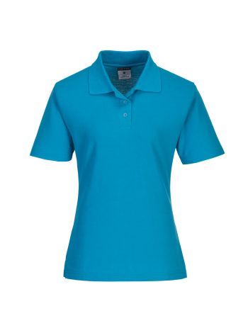 Naples Women's Polo Shirt, L, R, Aqua