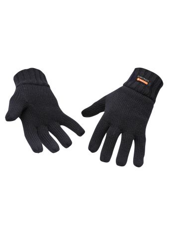 Insulated Knit Glove, , R, Black