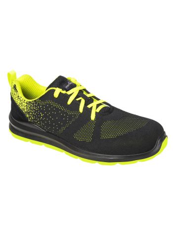 Steelite Aire Trainer S1P, 36, N, Black/Green