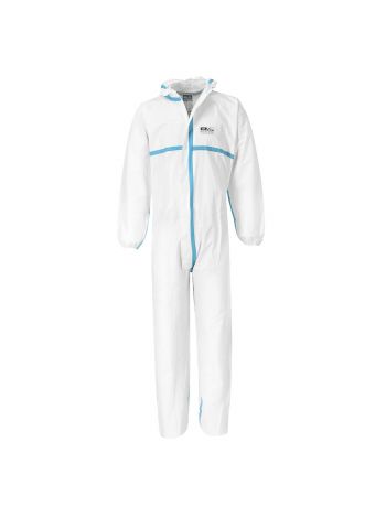 BizTex Microporous Coverall Type 4/5/6 (Pk50), L, R, White