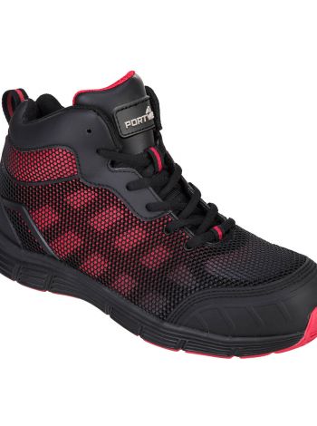 Portwest Compositelite Derwent Boot S1P, 37, D, Black/Red