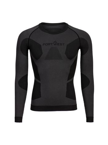 Dynamic Air Baselayer Top, L, A, Charcoal